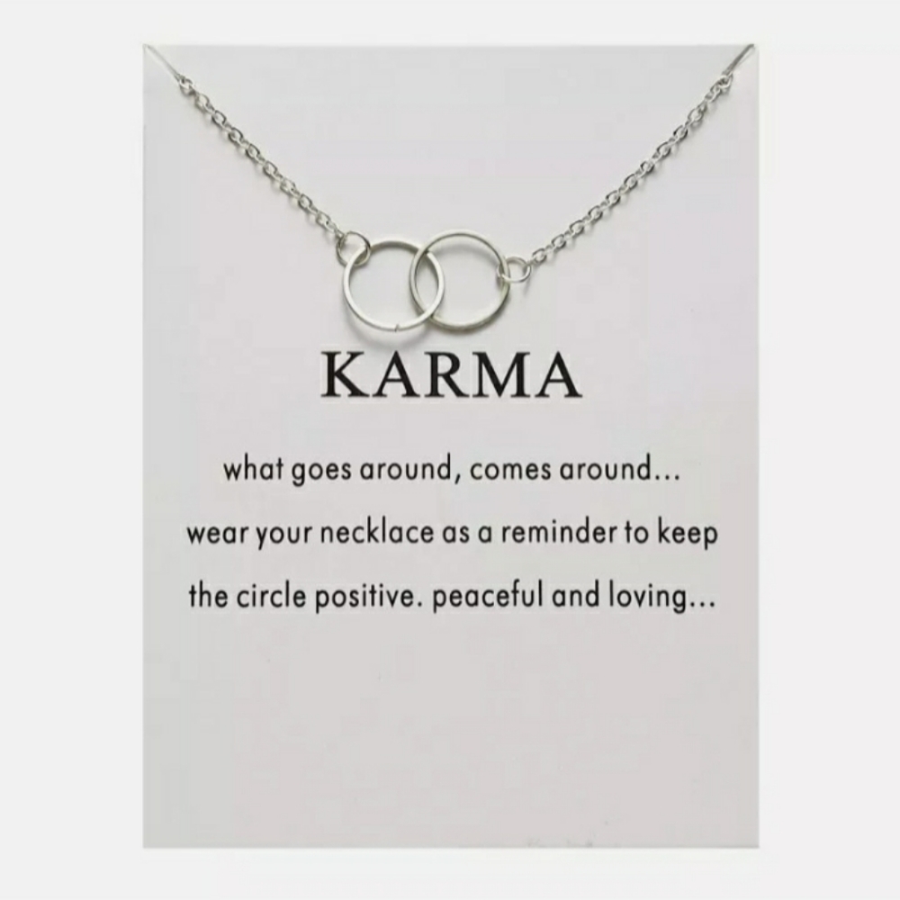 Good Karma Double Circle Necklace